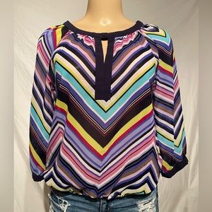 Banana republic sheer blouse PXS